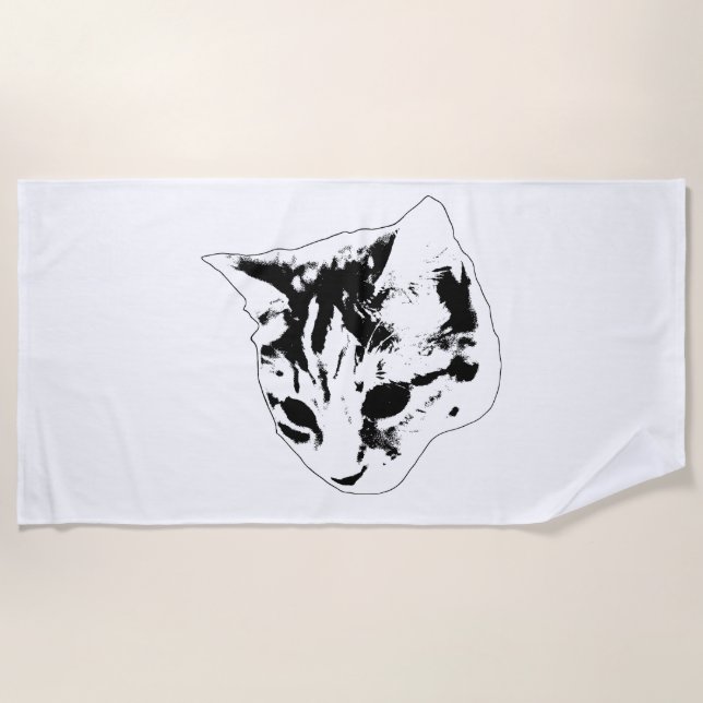Winter Sun Stretch Beach Towel (Front)