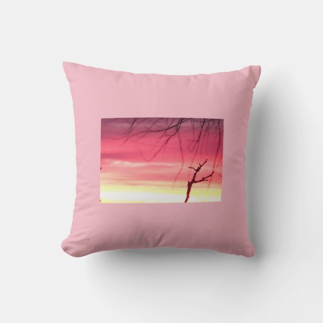 Winter Sunrise Cushion (Front)