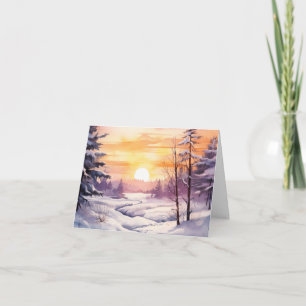 Winter Sunrise Encouragement Card