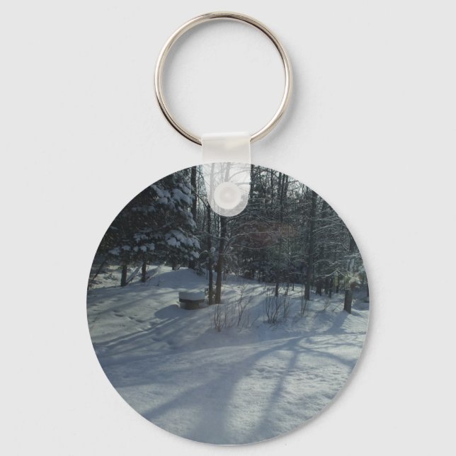 Winter Sunrise Key Ring (Front)