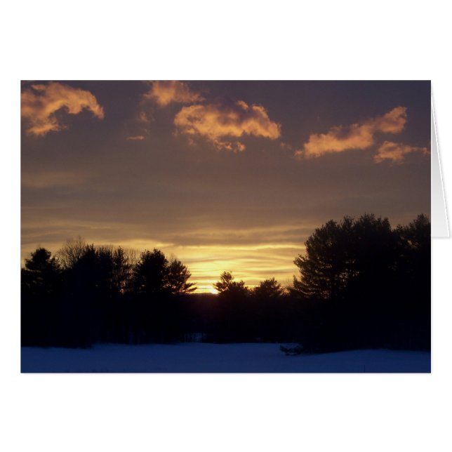 Winter Sunset (Front Horizontal)