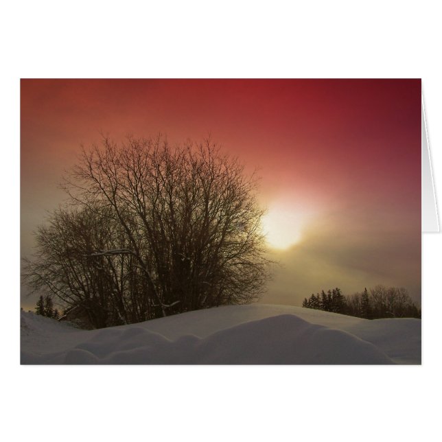 Winter Sunset (Front Horizontal)