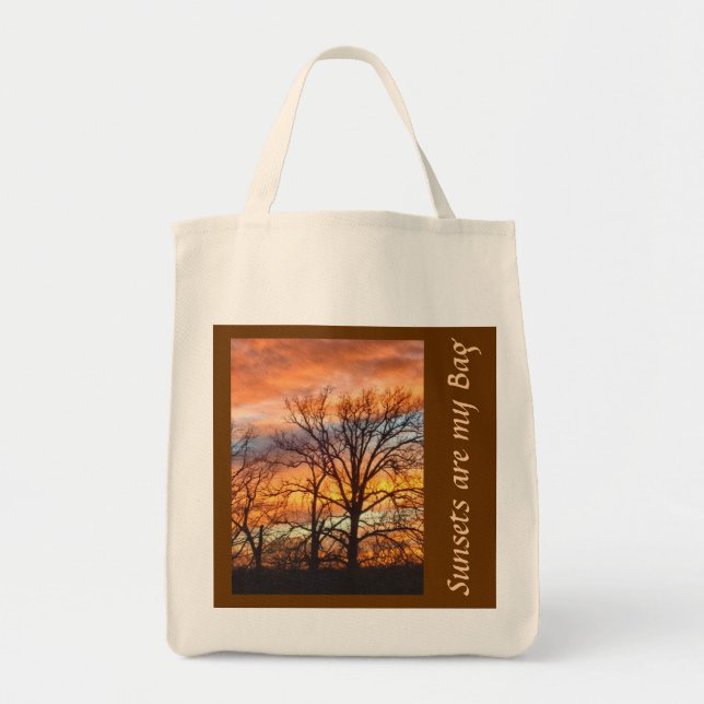 Winter Sunset 1 Custom Bag (Front)