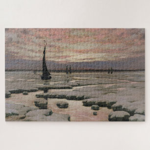Winter Sunset Jigsaw Puzzle