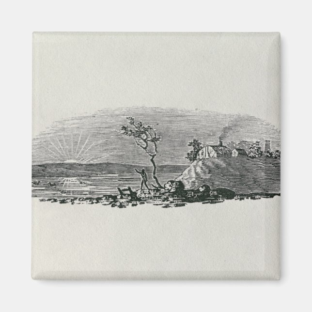 Winter Sunset Magnet (Front)