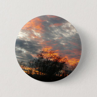 Winter Sunset Nature Landscape Photography 6 Cm Round Badge