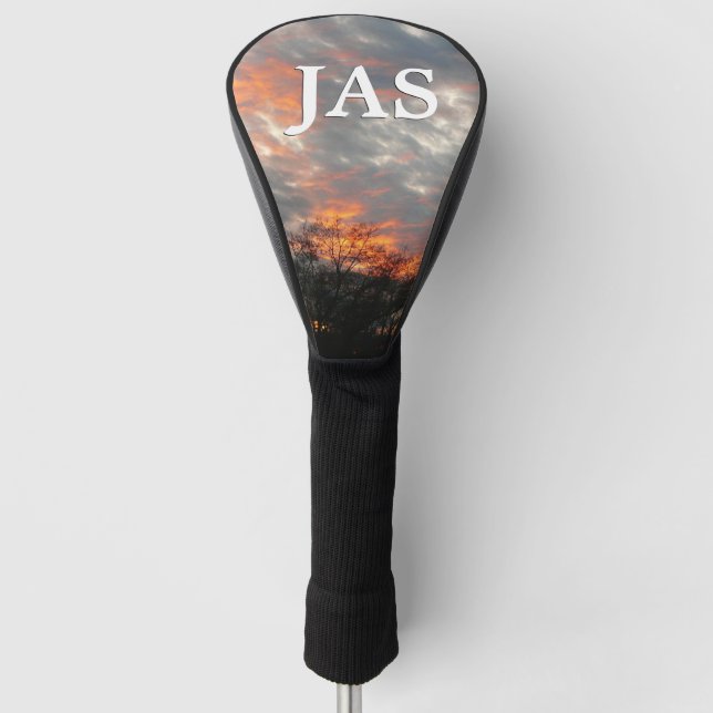 Winter Sunset Nature Landscape Photography Golf Head Cover (Front)