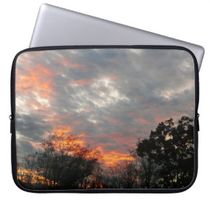 Winter Sunset Nature Landscape Photography Laptop Sleeve