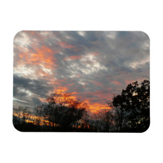 Winter Sunset Nature Landscape Photography Magnet