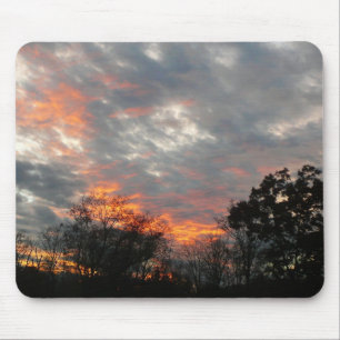 Winter Sunset Nature Landscape Photography Mouse Pad