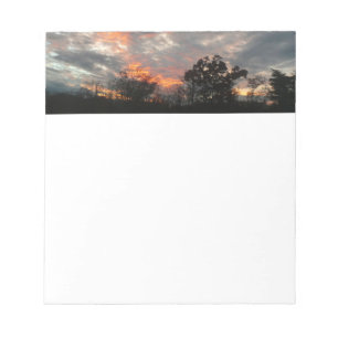Winter Sunset Nature Landscape Photography Notepad