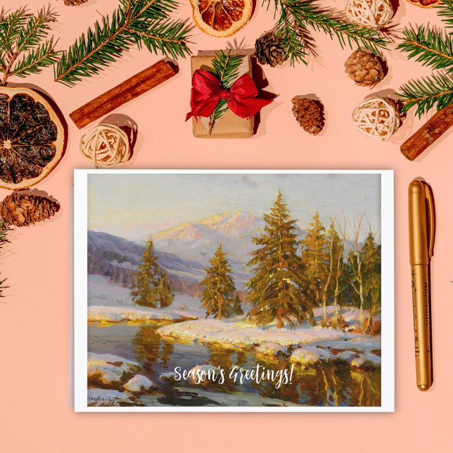 Winter Sunset  Postcard (Creator Uploaded)