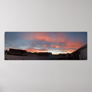 Winter Sunset Poster