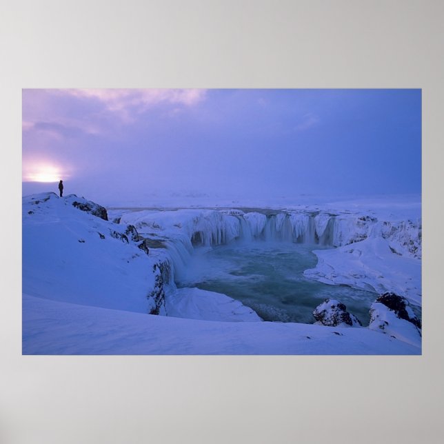 Winter Sunset Poster (Front)