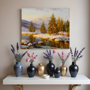 Winter Sunset Poster