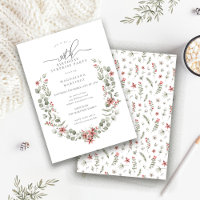 Winter Surprise Party Greenery 30th Birthday