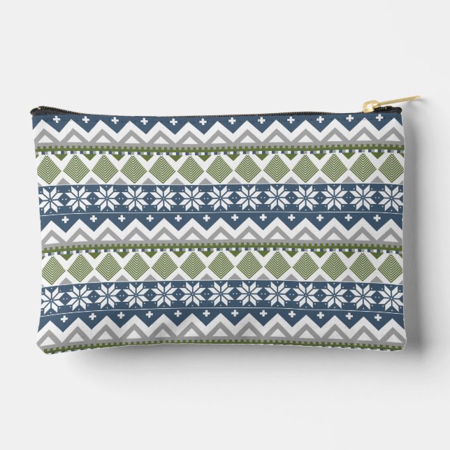 Winter Sweater Accessory Pouch (Back)