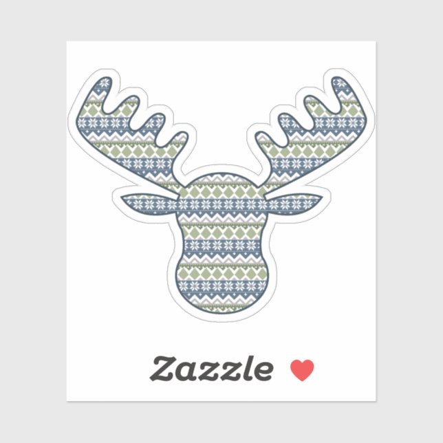 Winter Sweater Contour Sticker (Sheet)