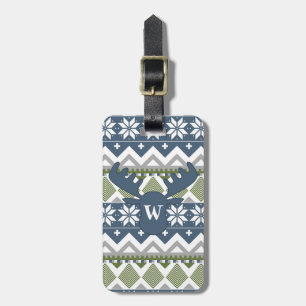 Winter Sweater Luggage Tag
