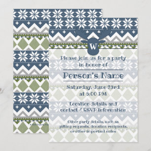 Winter Sweater Party Invitation