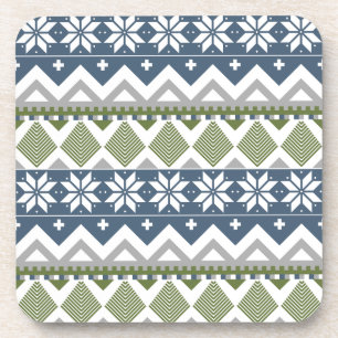 Winter Sweater Square Coaster