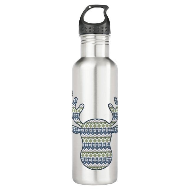 Winter Sweater Water Bottle (Front)