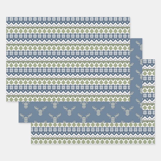 Winter Sweater Wrapping Paper Set (Set)