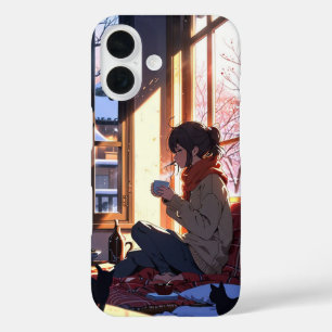 Winter Tea Time iPhone 16 Case