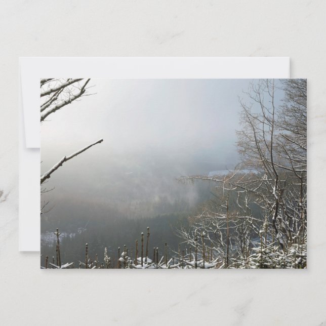 Winter The Macclesfield Forest Card (Front)