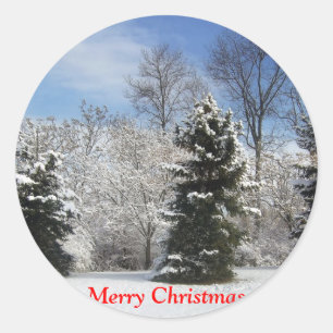 Winter - The three tenors Classic Round Sticker