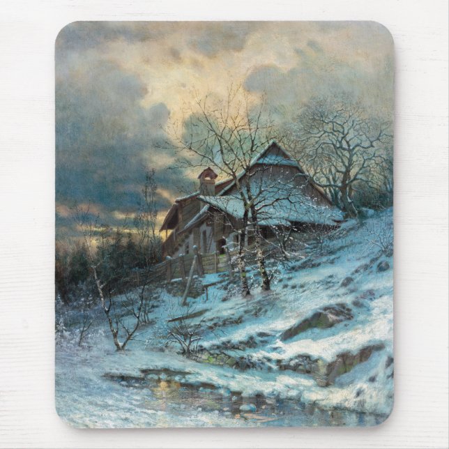 Winter Theme by Angyal Vojtech Mouse Pad (Front)