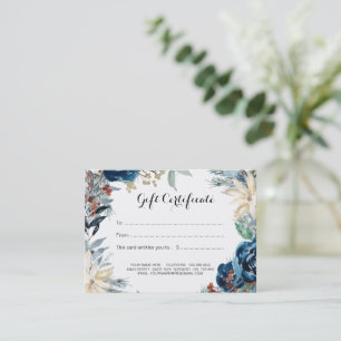 Winter Theme Gift Certificate