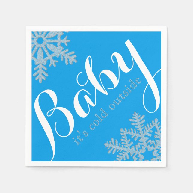 Winter Theme Napkins (Front)