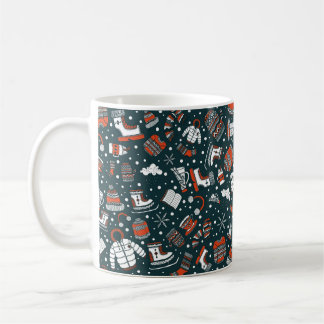 Winter theme pattern Mug
