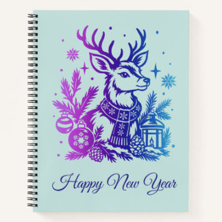 Winter-themed notebook