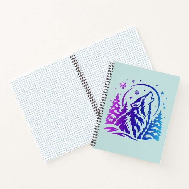 Winter-themed notebook (Inside)
