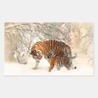 Winter Tigers stickers
