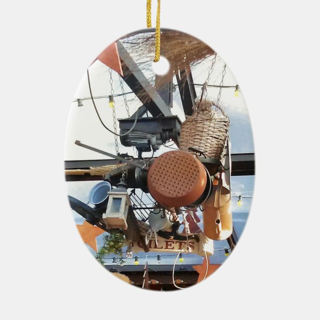 Winter Time Ceramic Tree Decoration (Back)