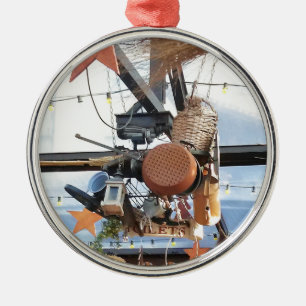 Winter Time Metal Tree Decoration