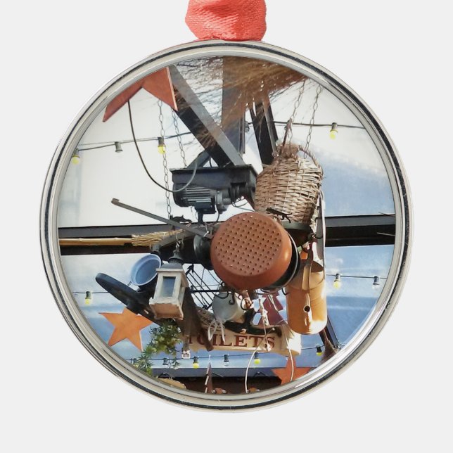 Winter Time Metal Tree Decoration (Front)