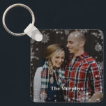Winter Time Personalised Photo Keychain<br><div class="desc">Keep your keys safe and spectacular with a personalised keychain. Designed by Berry Berry Sweet,  Modern Stationery and Personalised Gifts. Visit our website at www.berryberrysweet.com to see our full product lines.</div>