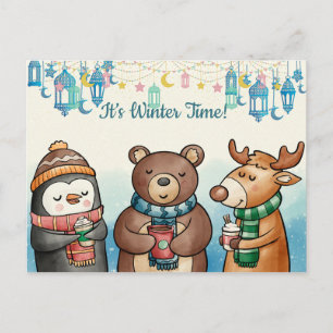 Winter Time Postcard