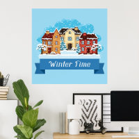 Winter Time Snowing