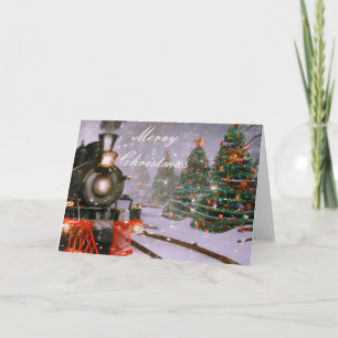 Winter train Christmas  Announcement