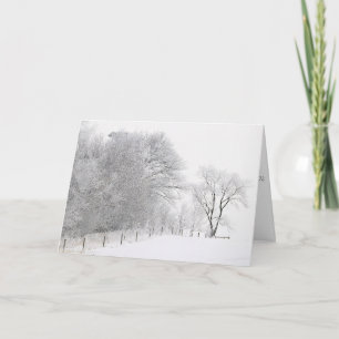 Winter Tranquility Christmas Card