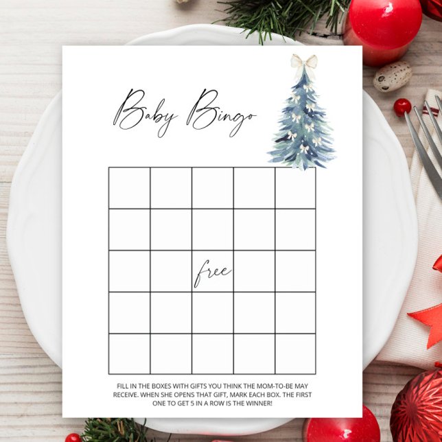 Winter tree baby bingo game (Creator Uploaded)