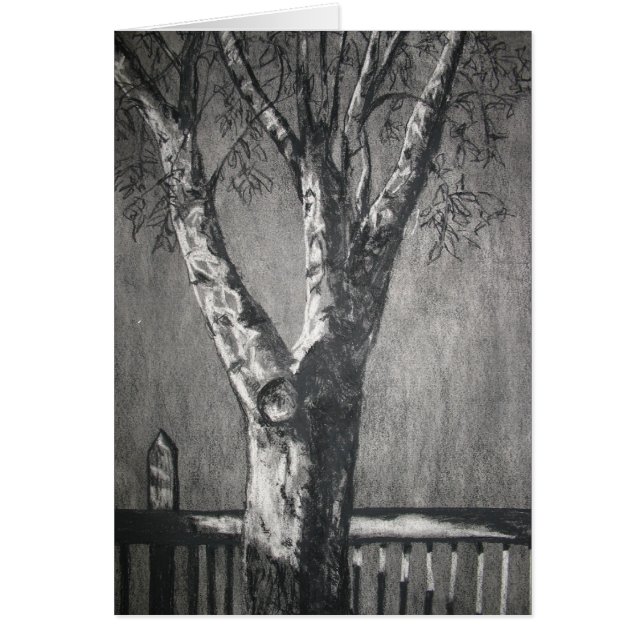 Winter Tree - Charcoal (Front)