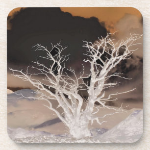 WINTER TREE COASTER