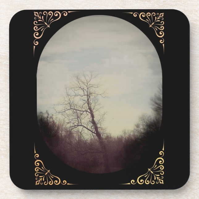 Winter Tree Coasters (Front)