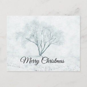 Winter Tree Holiday Postcard